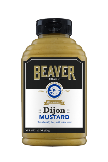 Beaver Brand Dijon Mustard front 12.5oz