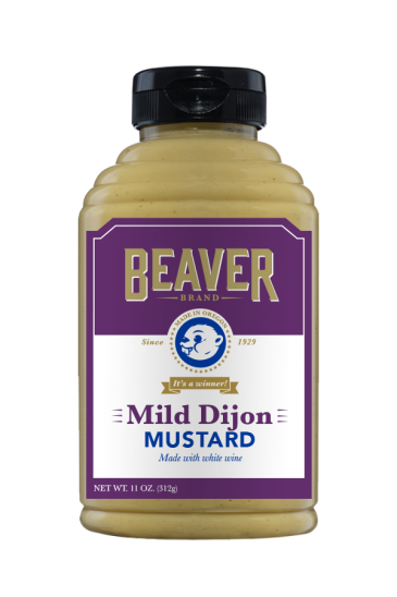 Beaver Brand Mild Dijon Mustard front 11oz