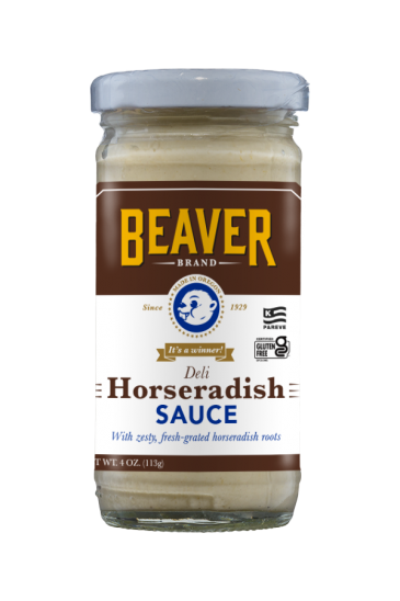 Beaver Brand Deli Horseradish Sauce front 4oz