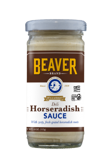Beaver Brand Deli Horseradish Sauce front 4oz
