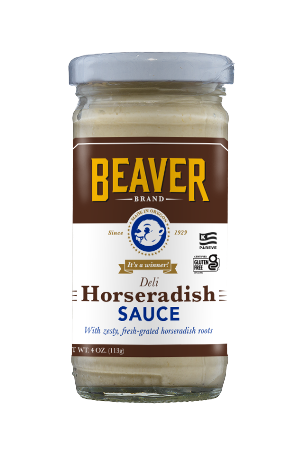 Beaver Brand Deli Horseradish Sauce front 4oz