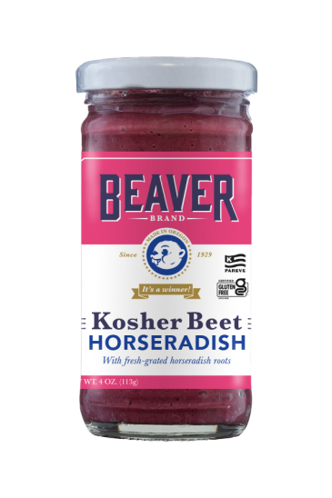Kosher Brand Beet Horseradish front 4oz
