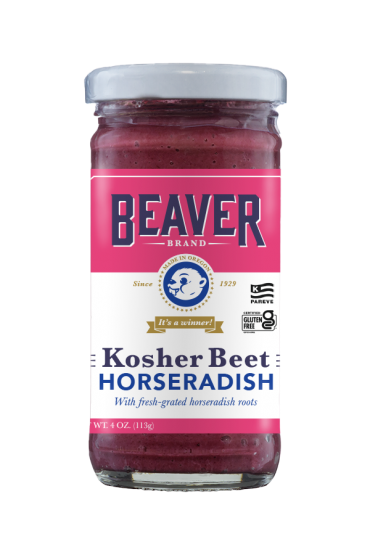 Kosher Brand Beet Horseradish front 4oz