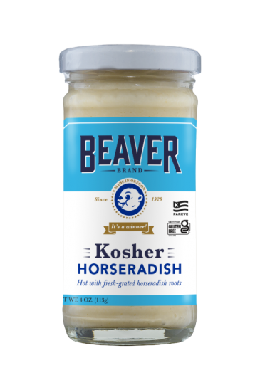 Beaver Brand Kosher Horseradish front 4oz