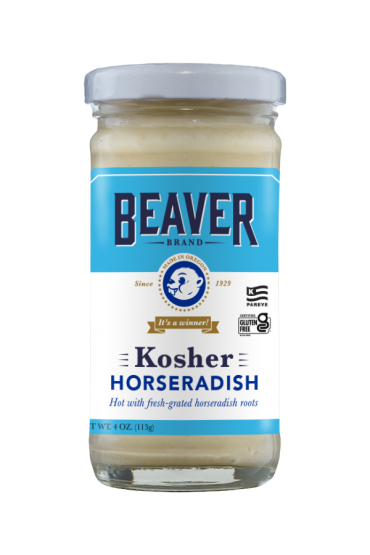 Beaver Brand Kosher Horseradish front 4oz