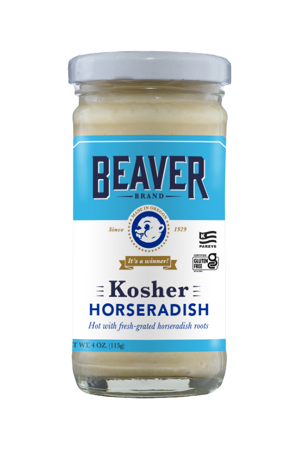 Beaver Brand Kosher Horseradish front 4oz