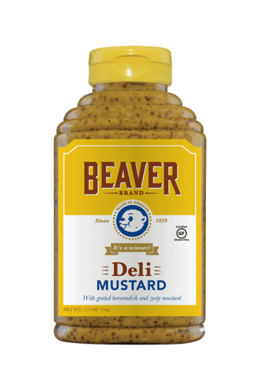 Beaver Brand Deli Mustard front 12.5oz