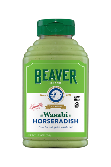 Beaver Brand Wasabi Horseradish front 12.5oz