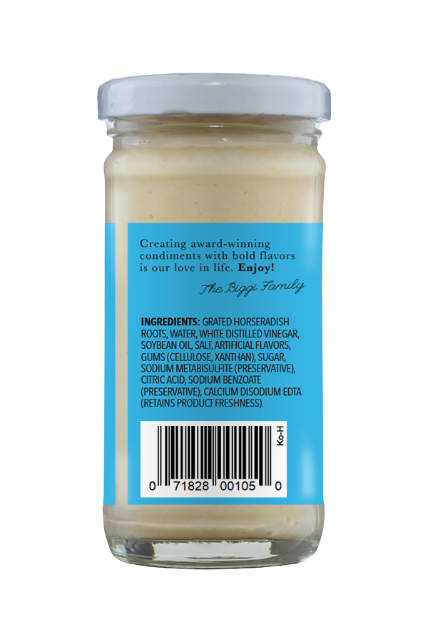 Beaver Kosher Horseradish ingredients 4oz
