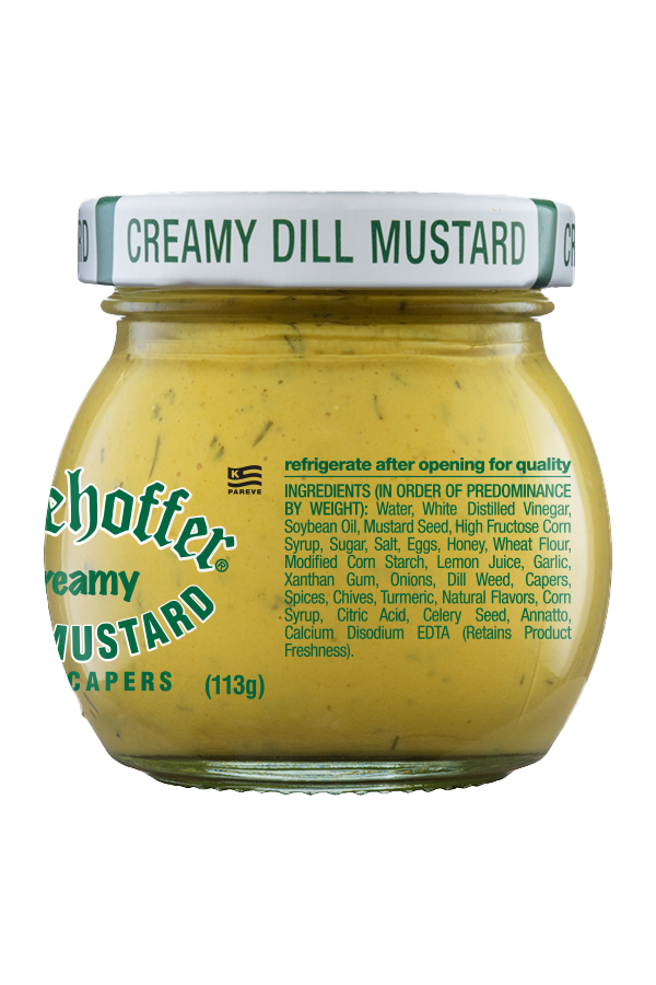 Inglehoffer Creamy Dill Mustard ingredients 4oz