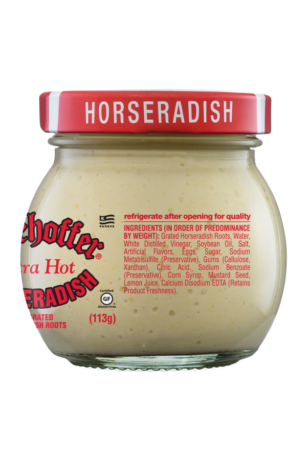 Inglehoffer Extra Hot Horseradish ingredients 4oz