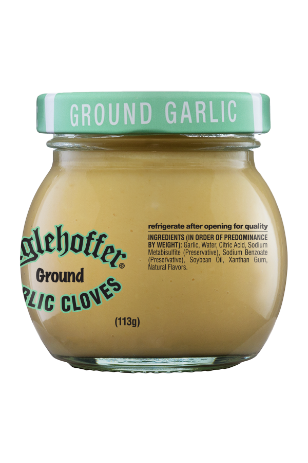 Inglehoffer Ground Garlic Cloves ingredients 4oz