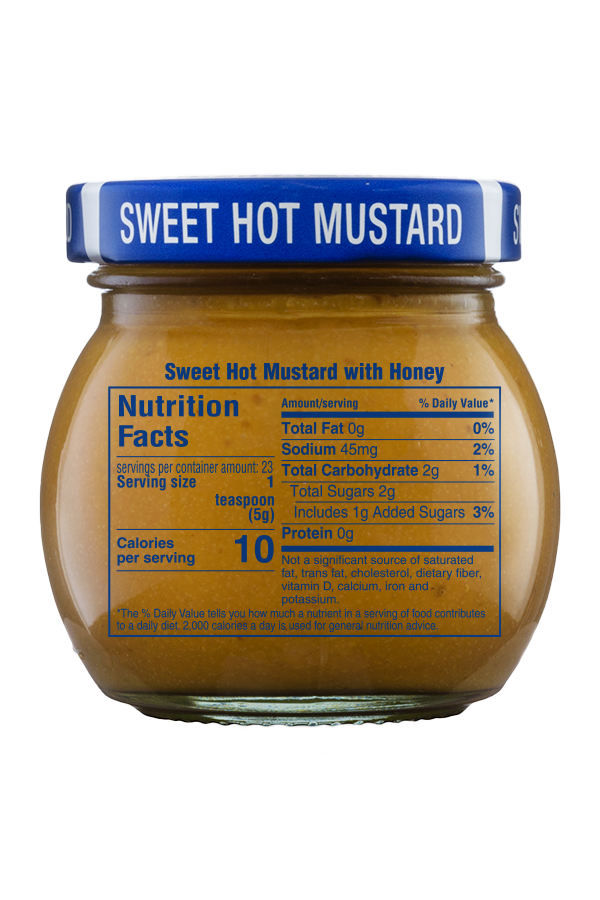 Inglehoffer Sweet Honey Mustard nutrition 4oz