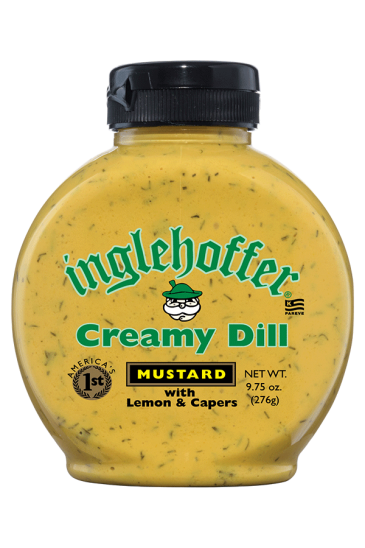 Inglehoffer Creamy Dill Mustard front 9.75oz