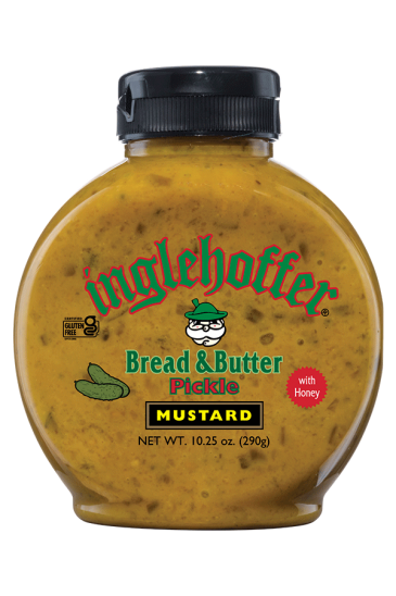 Inglehoffer Bread and Butter Pickle Mustard front 10.25oz