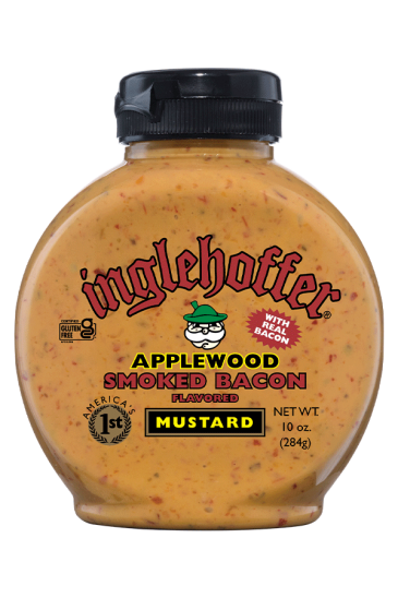 Inglehoffer Applewood Smoked Bacon Mustard front 10oz