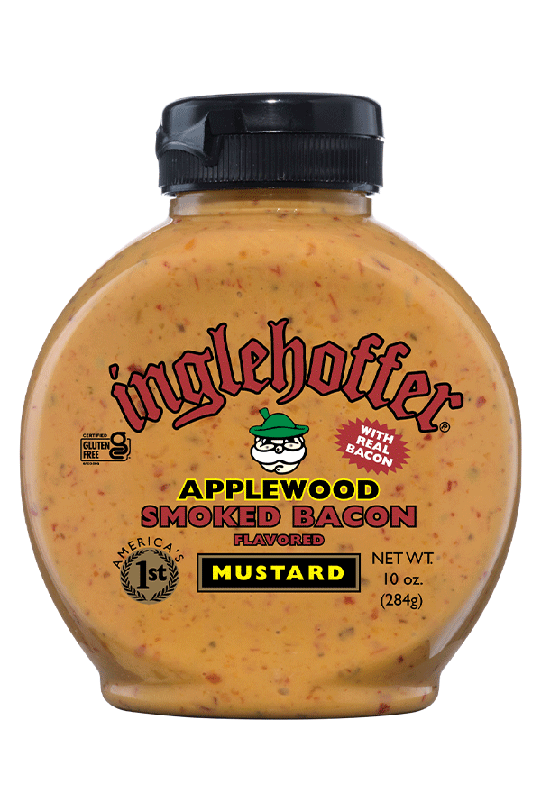 Inglehoffer Applewood Smoked Bacon Mustard front 10oz