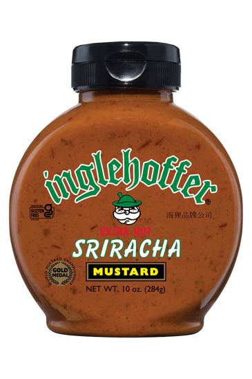 Inglehoffer Extra Hot Sriracha Mustard front 10oz