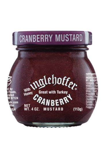 Inglehoffer Cranberry Mustard front 4oz