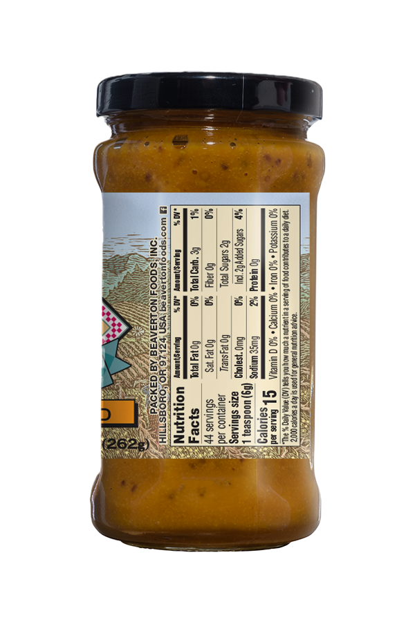 Napa Valley Honey Mustard nutrition 9.25oz
