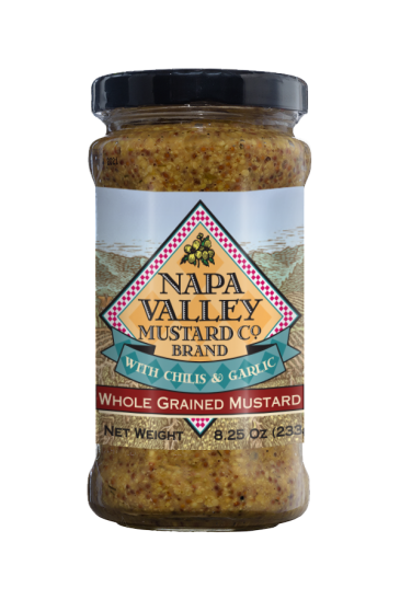 Napa Valley Whole Grained Mustard front 8.25oz