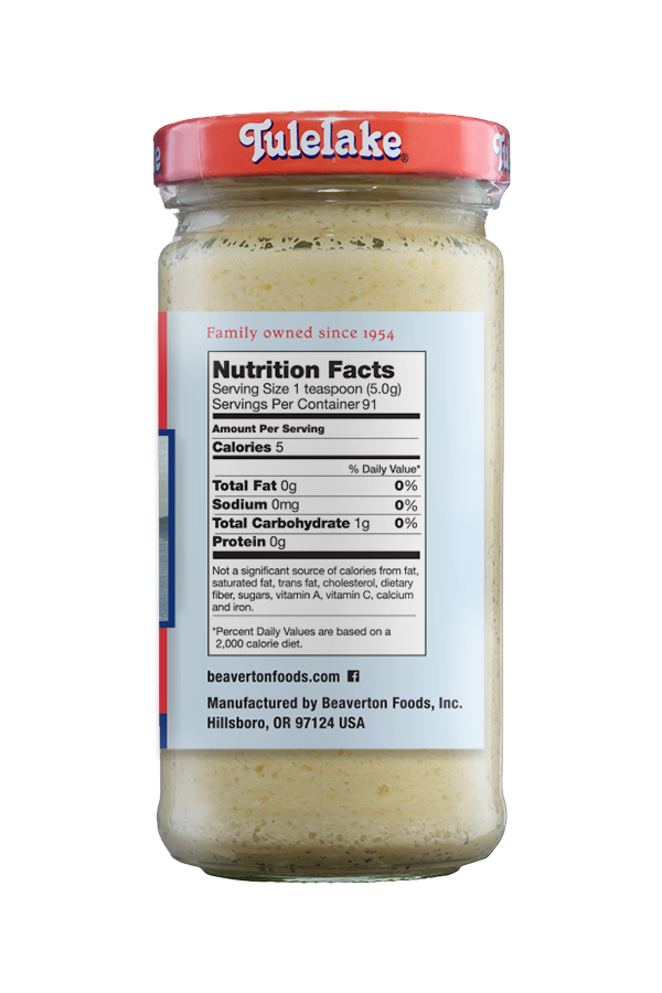 Beaverton Foods Tulelake Old Fashioned Horseradish