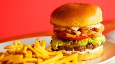Hamburger with Beaver Brand Horseradish