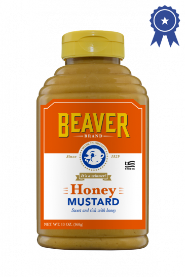 Beaver Brand Honey Mustard front 13oz