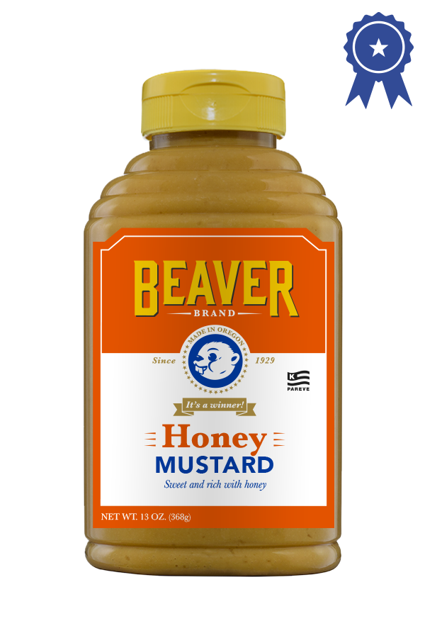 Beaver Brand Honey Mustard front 13oz