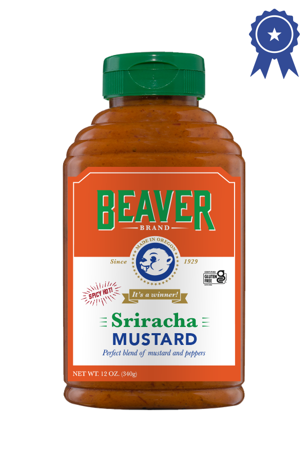 Beaver Brand Sriracha Mustard front 12oz