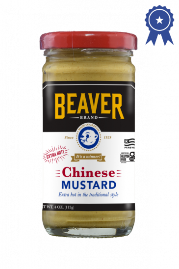 Beaver Brand Chinese Mustard front 4oz